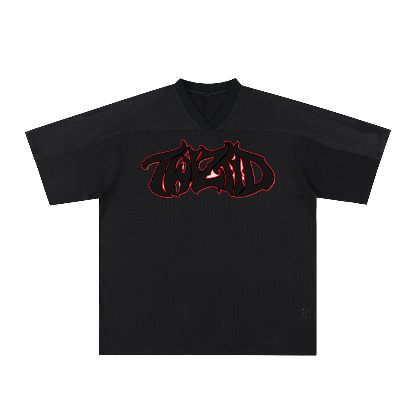 Oversized Mesh V-Neck TWIZTID MAN Soccer Jersey