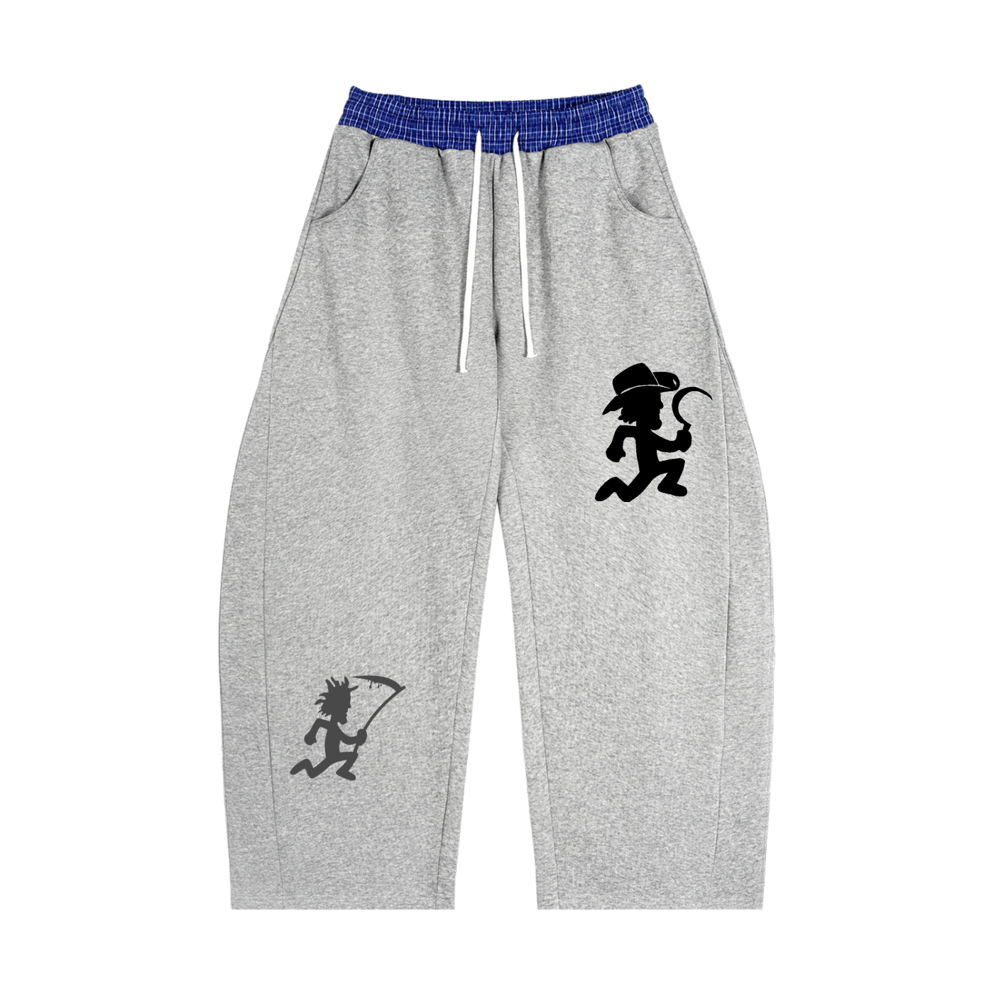 Plaid Waistband TWIZTID MAN Barrel Sweatpants