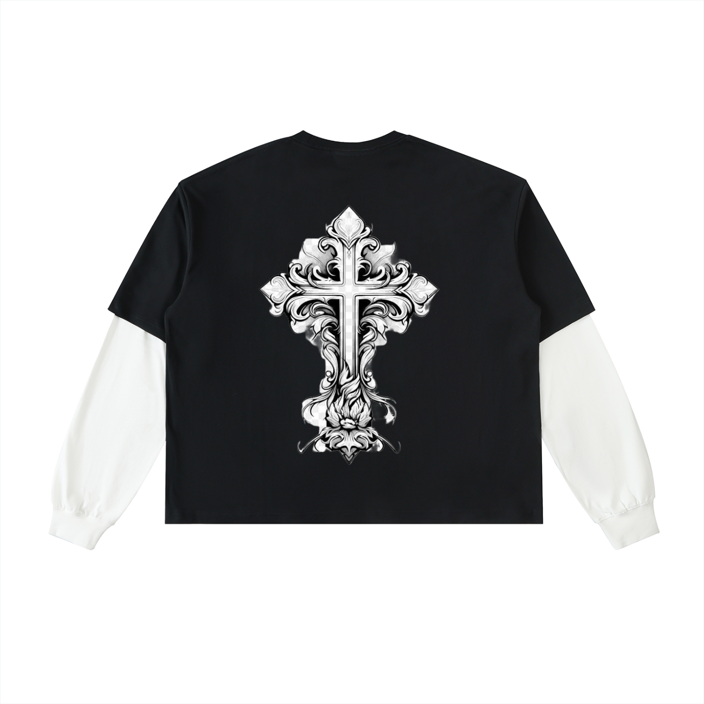 Layered TWIZTID THRILZ Sleeve Cotton T-Shirt
