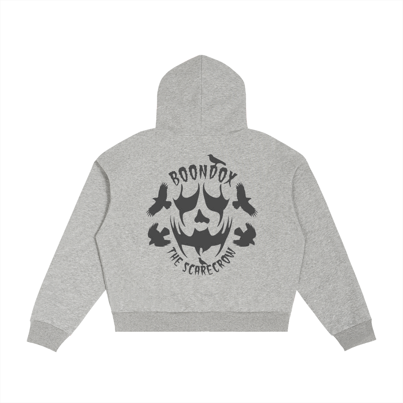 Contrast Plaid Boxy TWIZTID MAN Zip Hoodie