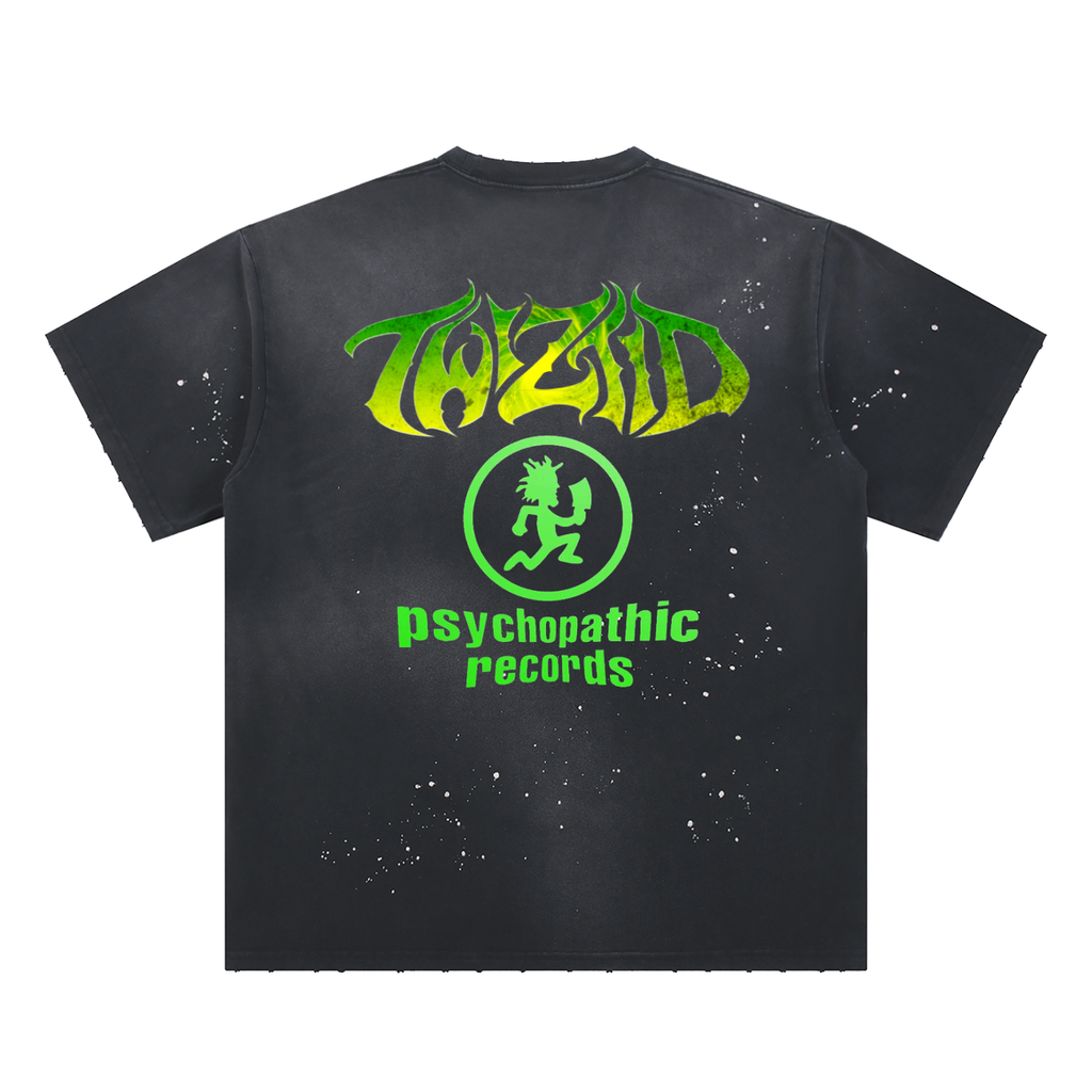 Hand-Frayed TWIZTID MAN Paint Splatter T-Shirt