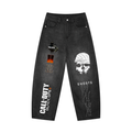 Men's Sunfade Vintage CALL OF DUTY Wash Barrel Leg Jeans