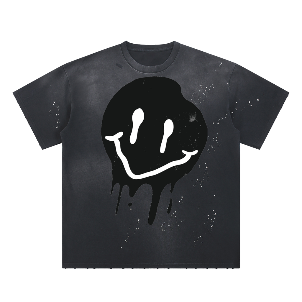 Hand-Frayed smiling angel T-Shirt