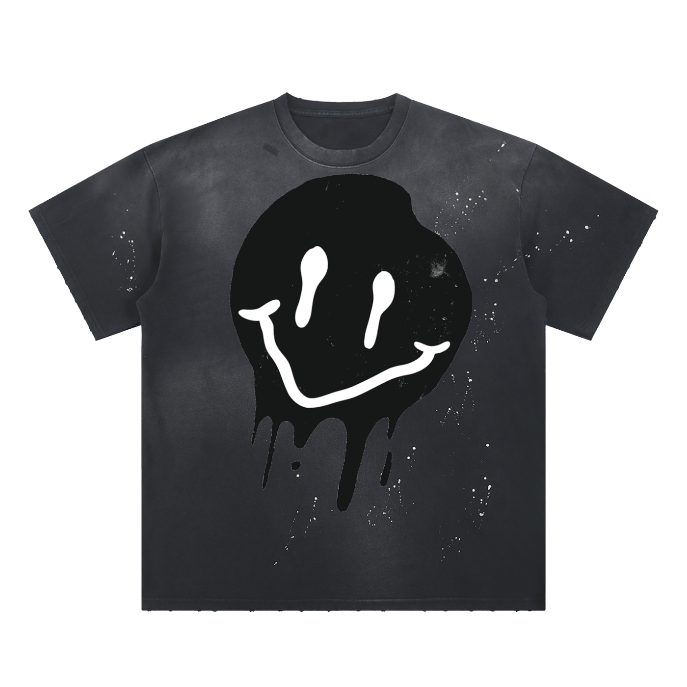 Hand-Frayed smiling angel T-Shirt