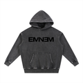 Snow Wash Fleece Oversize Eminem Hoodie