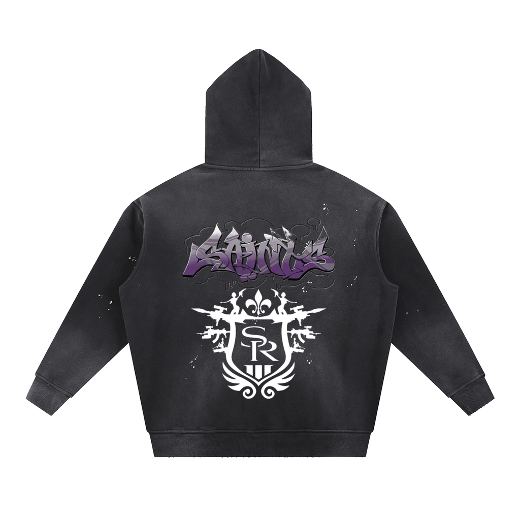 Vintage saints Fleece Hoodie