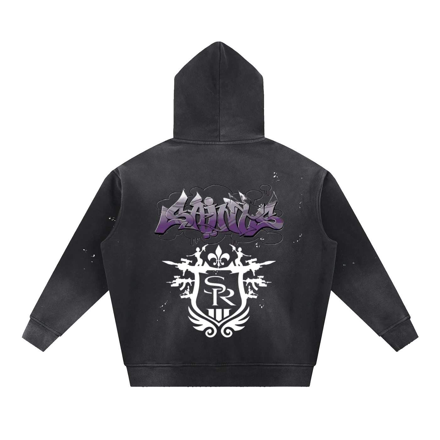 Vintage saints Fleece Hoodie